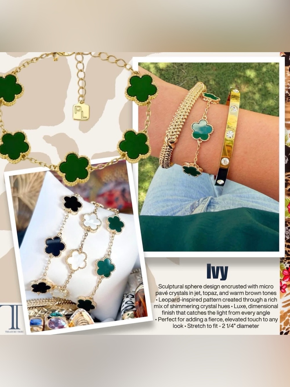 Park Lane “Ivy” Bracelet in Green! BNIB!